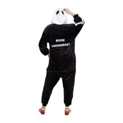 Skelet onesie geen ruggengraat achterkant