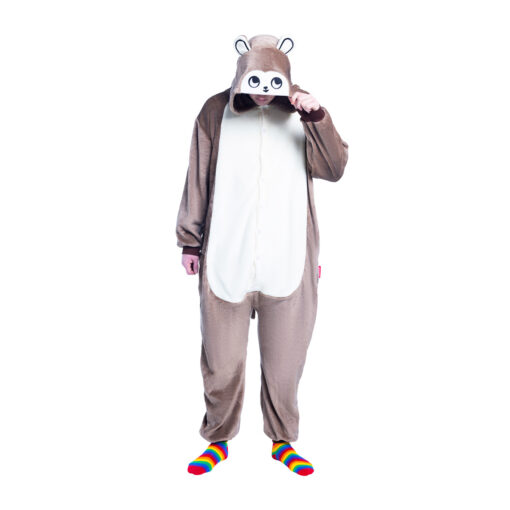 Apen dieren onesie | Zatte aap - Afbeelding 2