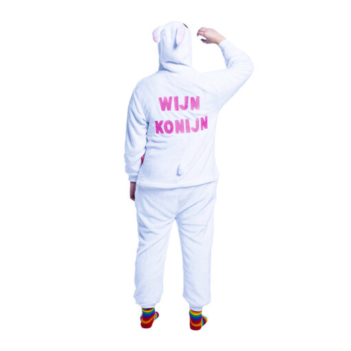 Konijn dieren onesie | Wijn konijn
