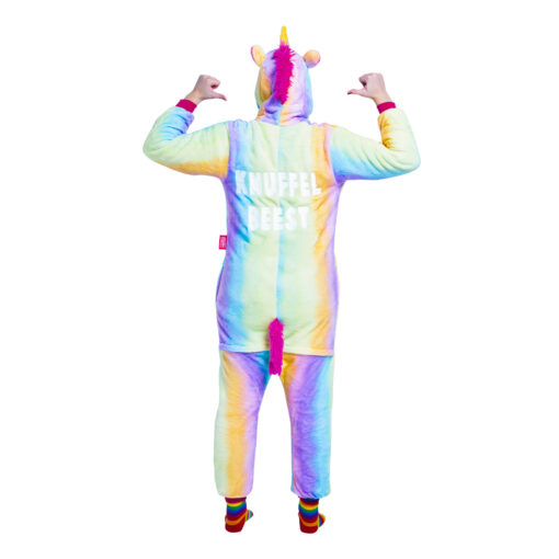 Rainbow unicorn dieren onesie | Knuffelbeest