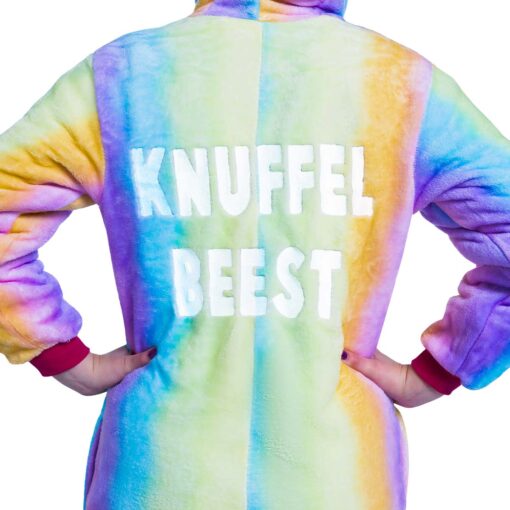 Rainbow unicorn dieren onesie | Knuffelbeest - Afbeelding 3