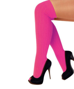 kniekousen fluor roze