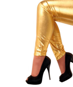 legging metallic goud