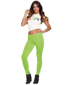 Legging neon groen sfeer