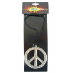 Peace ketting metaal