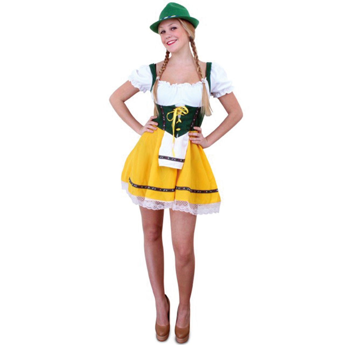 Demonstreer Structureel Dictatuur Tiroler Oktoberfest jurk | Geel groen online kopen? - Partytrader