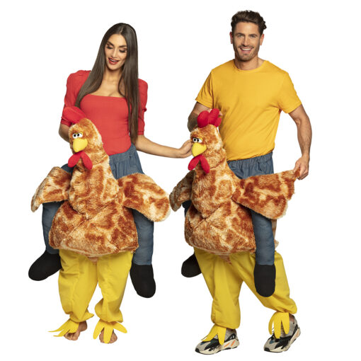 Verkleedkostuum op de kip unisex one-size