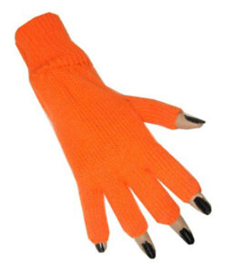 Vingerloze handschoenen oranje