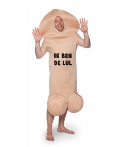 Ik ben de lul piemel kostuum one-size