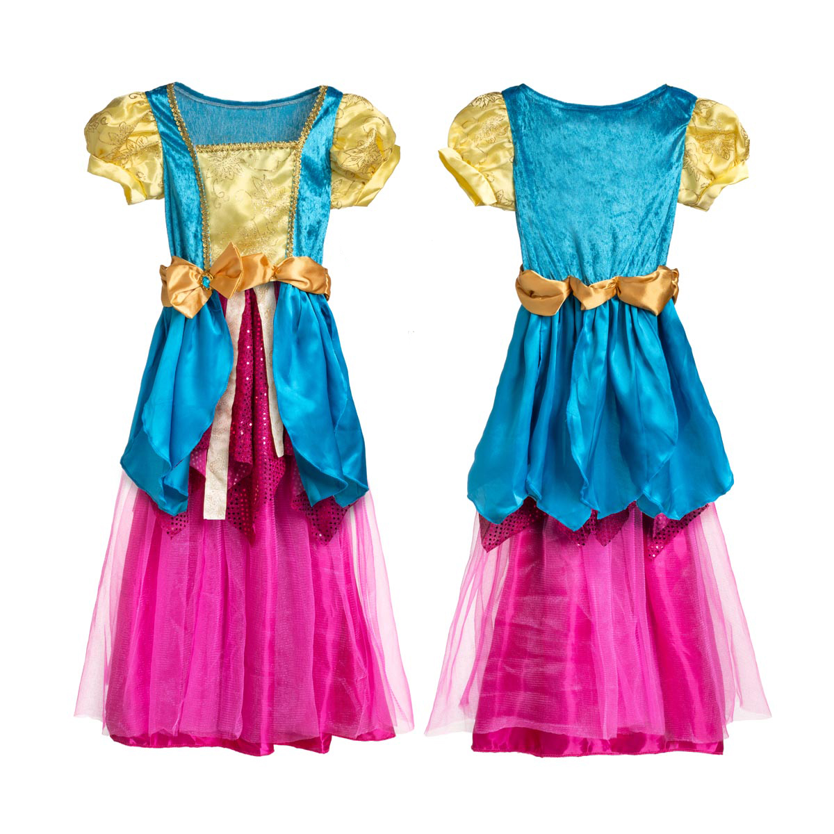 Flypigs jurk voor meisjes, feestelijk, korte mouwen, zomer, vrijetijdsjurk, prinsessenjurk, chiffon, kinder- en tienerkleding, 3-12 jaar, 140